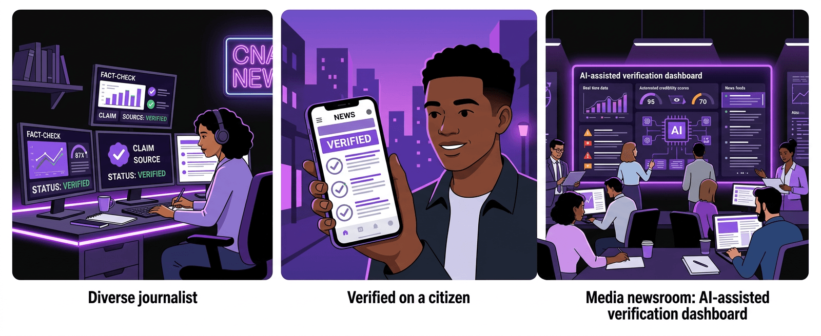 Use cases: journalists, citizens, and media newsrooms using OpenTruth